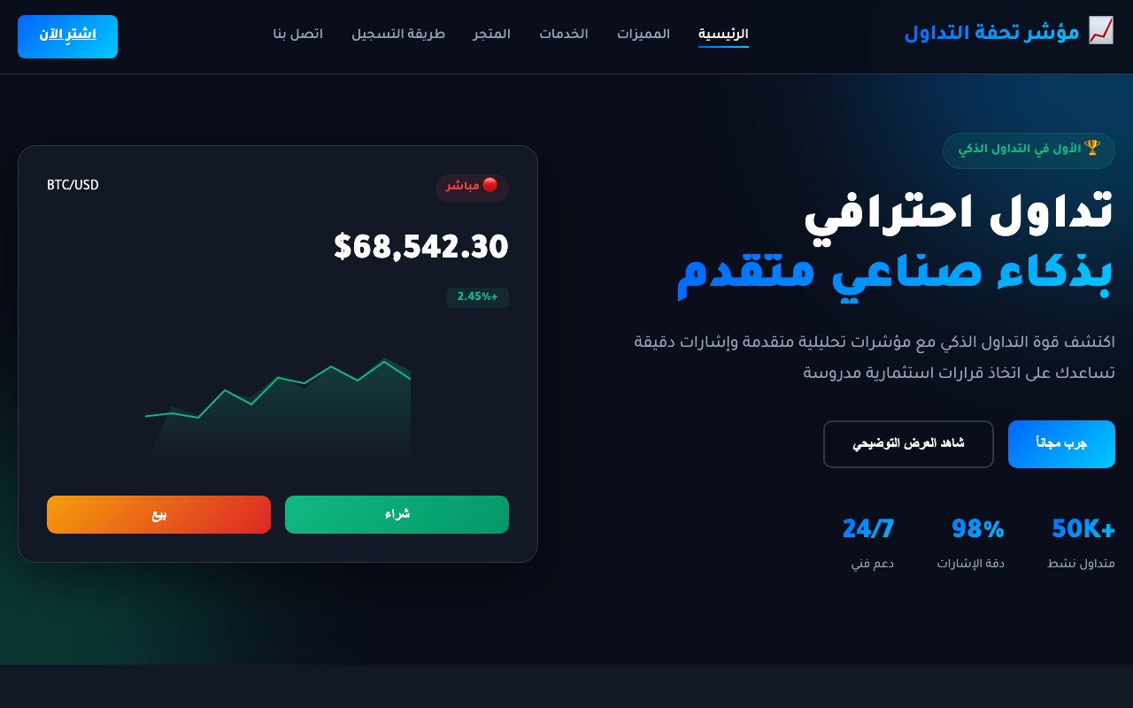 مؤشر تحفة التداول